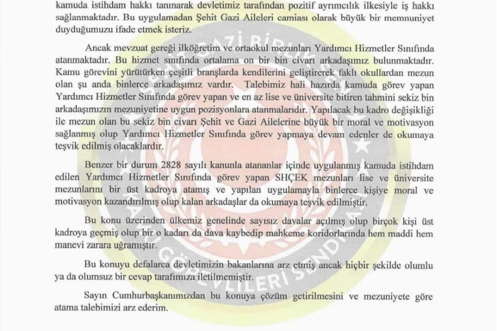 KANAYAN YARAMIZ KAMUDA ÇALIŞAN YHS SINIFI SORUNLARI