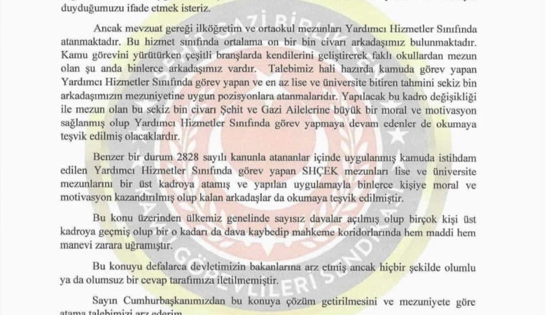 KANAYAN YARAMIZ KAMUDA ÇALIŞAN YHS SINIFI SORUNLARI